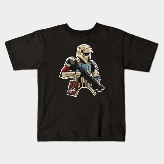 Shore Trooper Kids T-Shirt by Tuckerjoneson13